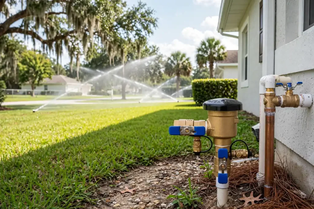 irrigation backflow preventer