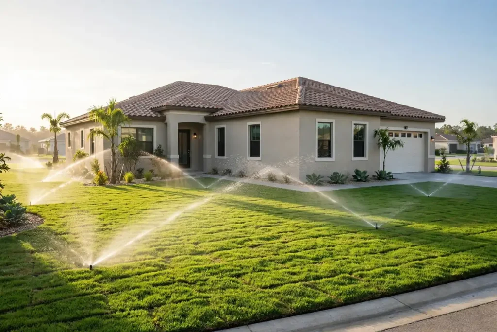 Lawn Sprinkler Systems in New Construction Homes (FL)